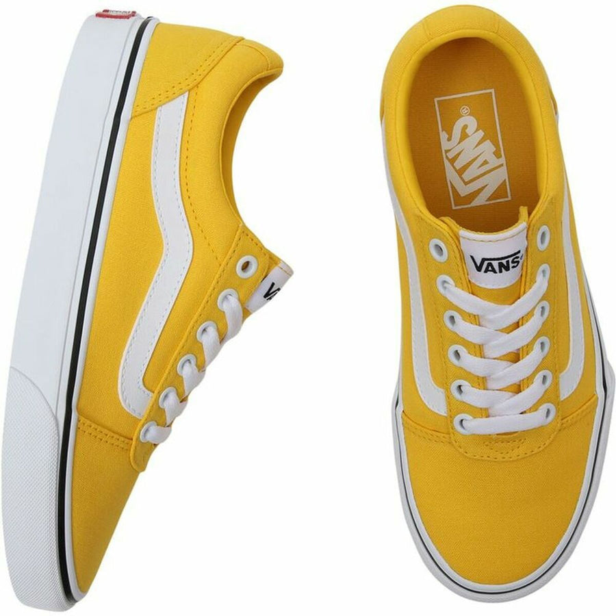 Scarpe da ginnastica casual Vans WM Ward gialle da donna