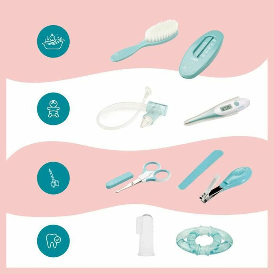 Hygiene-Set Babymoov Blau Grau