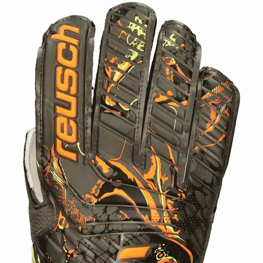 Goalkeeper Gloves Reusch Attrakt Solid Dark grey Adults