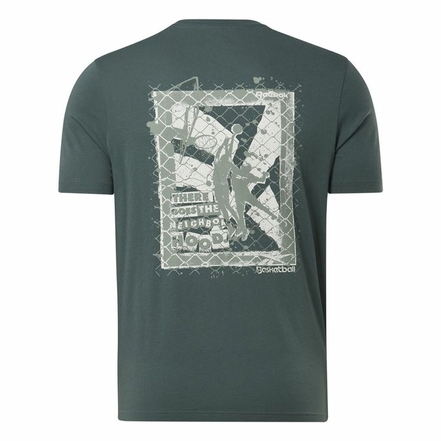 Camiseta de Manga Corta Hombre Reebok Graphic Series Verde