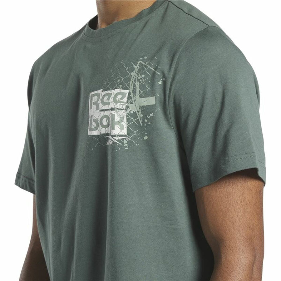 Camiseta de Manga Corta Hombre Reebok Graphic Series Verde