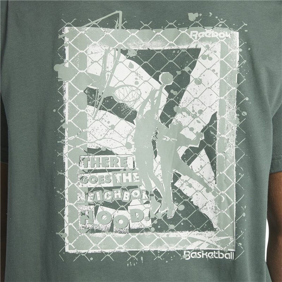 Camiseta de Manga Corta Hombre Reebok Graphic Series Verde