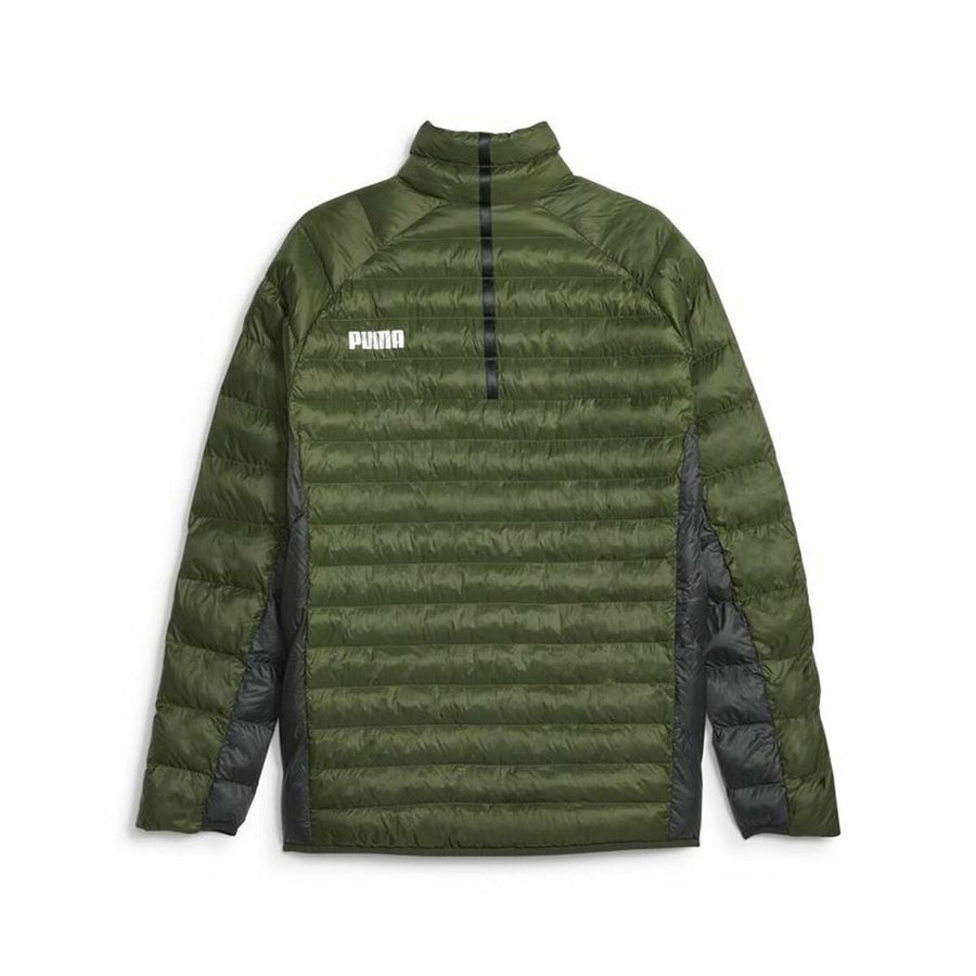 Giacca sportiva Puma Primaloft J da uomo verde scuro