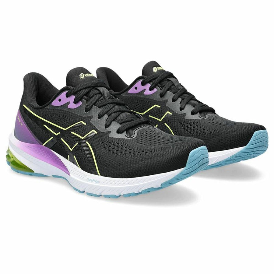 Running Shoes for Adults Asics Gt-2000 12 Black Lady