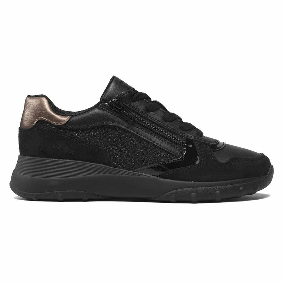 Geox Alleniee Scarpe da Ginnastica Casual da Donna Nere