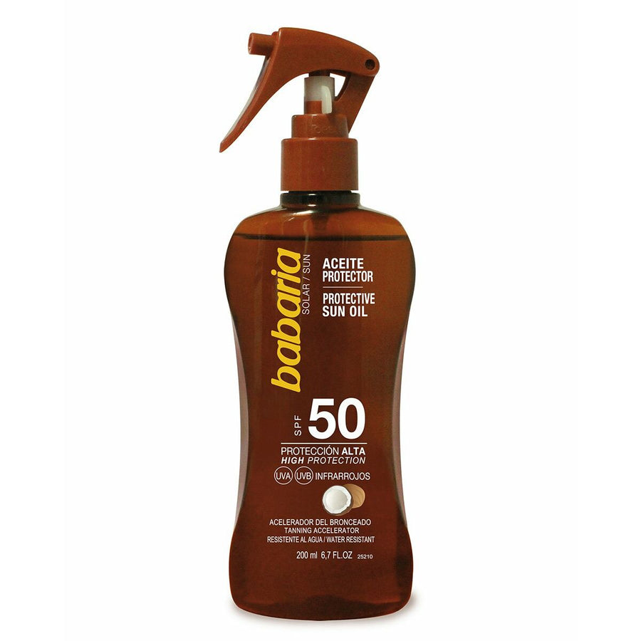 Huile protectrice Babaria F-50 200 ml Coco Spray