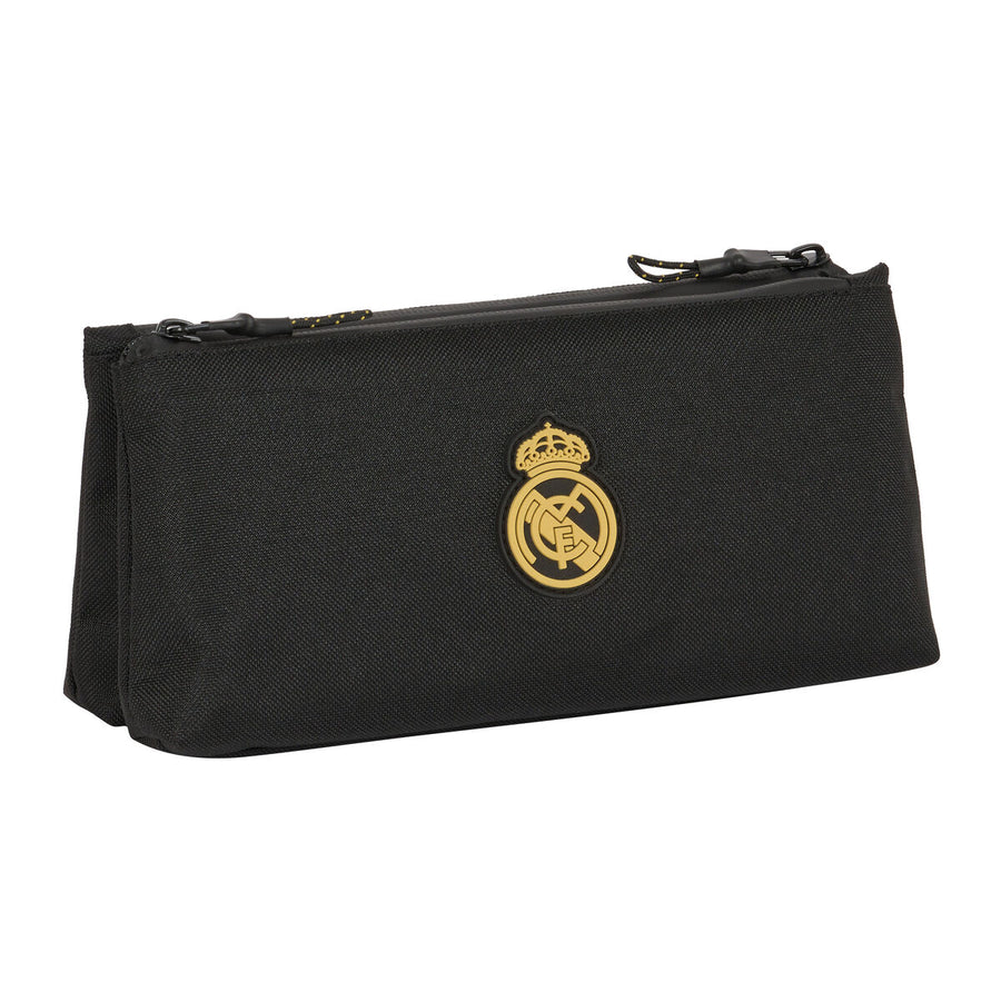 Neceser Escolar Real Madrid C.F. Negro Deportivo 22 x 10 x 8 cm