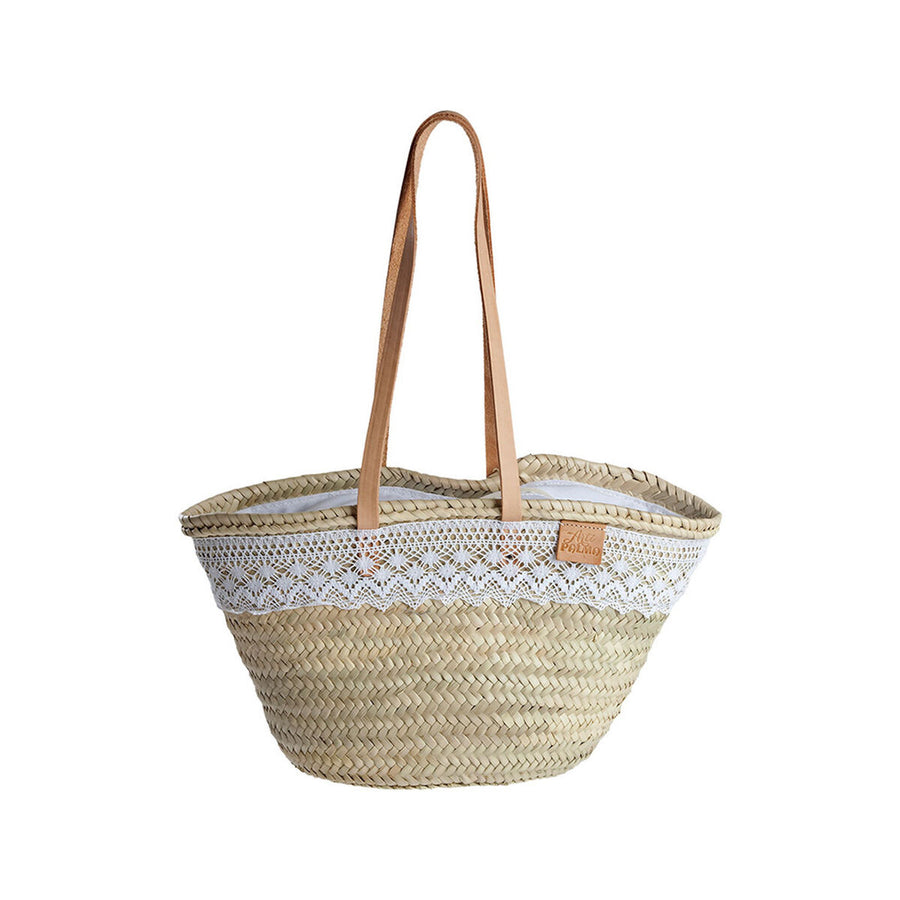 Bolso Mujer EDM Nova Hoja de palma Encaje 48,5 x 29,5 cm