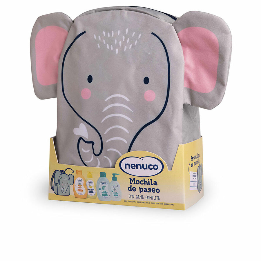 Set de Baño para Bebé Nenuco Mochila Elefantito Lote Elefante 4 Piezas