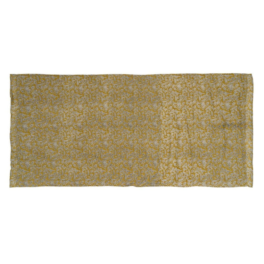 Asciugamano pareo in cotone beige senape 90 x 180 cm