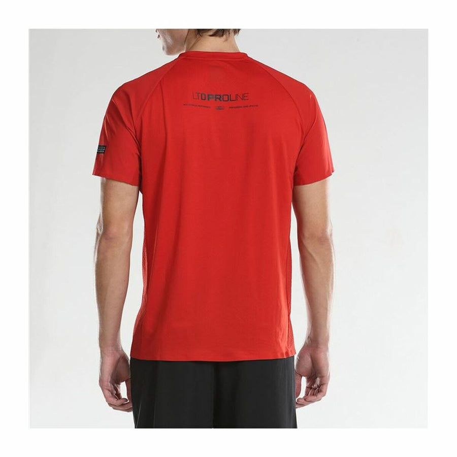 T-shirt a maniche corte da uomo Bullpadel Odeon Tl rossa