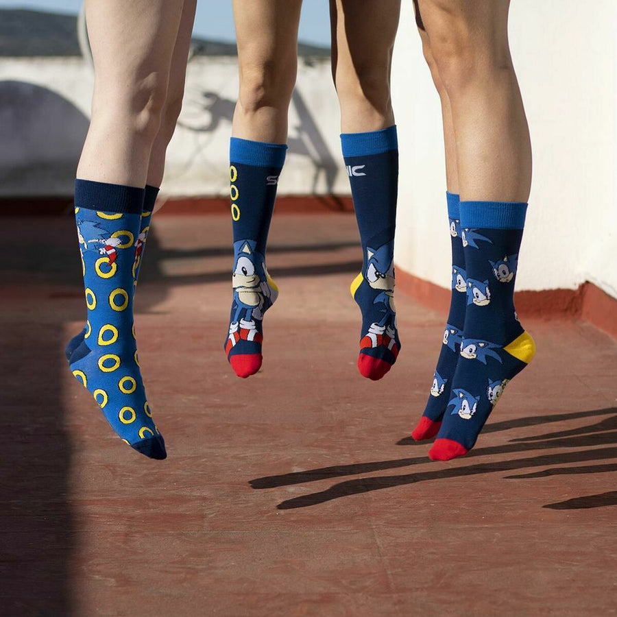 Calcetines Sonic 3 Piezas